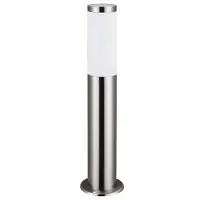 Monzana Lampadaire Dahlia argent en acier inoxydable extérieur