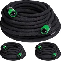 Monzana 3x Tuyau d'irrigation gis-noir 3x15m arrosage