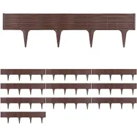 Deuba Bordure de jardin brun 7,8m rebord de jardin
