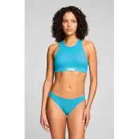 Puma Bas de bikini aqua / blanc