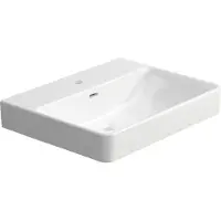 Laufen Lavabo PRO S 600 x 465 mm avec trop-plein, version 1 trou pour robinet blanc