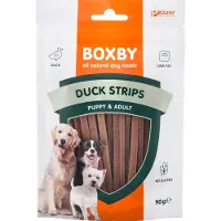 Boxby Duck Strips (canard) pour chien 90 g