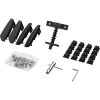 Nordrive Kargo Rack System - Kit accessoires de montage - h 12 cm