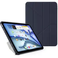 Pipetto Étui Origami n° 1 OriginalCase pour iPad Air 11 M2 (gén. 4 à 6) bleu foncé (Apple iPad Air 11 2024), Étui pour tablette, Bleu