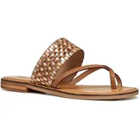 Geox Maddalusiac D65ymg0kfky Sandals Marron EU 39 1/2 Femme