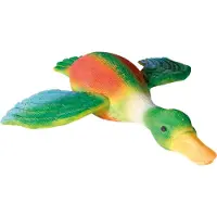 Trixie , jouet canard volant pour chiens, avec son original, latex, 30cm, multicolore