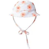 Swim Essentials Filles, Chapeau, Chapeau de soleil Flower Hearts Gr. 48, Rouge, Blanc, Multicolore