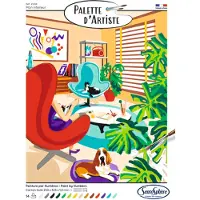 SentoSphere Puzzle Palette D'Artiste - Mon Intérieur