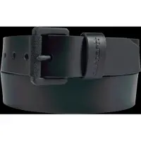 Carhartt Ceinture À Boucle Roulante En Cuir Noir/noir - 34W