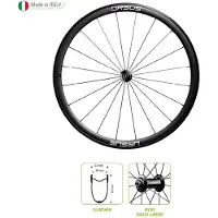 Ursus Blaze 37 V-brake Qr Road Front Wheel Argenté 12 x 100 mm