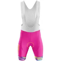Otso Psychedelic Bib Shorts Rose XS Femme