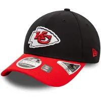 New Era Casquette ajustable 9FORTY noire NFL Kansas City Chiefs pour femmes