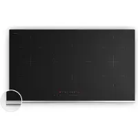 Klarstein Verosteel Plaque Induction - 5 Zones Induction, 12200W Boost, Curseur Tactile, Minuterie, Verrouillage Enfant, Verre Noir 90cm - Plaque Induction Encastrable