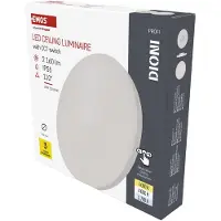 Emos Applique murale/plafonnier à LED DIONI - couleur de lumière réglable - 2160 lm - 18 W (au lieu de 130 W ampoule) - intérieur et extérieur - rond, Ø 36 cm - blanc, ZM7151