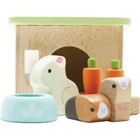 Le Toy Van Lapin et Cochon d'inde en bois