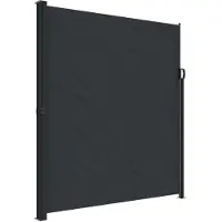 Syfax Auvent latéral rétractable noir 220x600 cm
