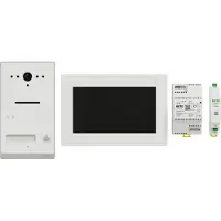 Ritto By Schneider Ensemble vidéo pour maison individuelle blanche, AP - Ensemble de stations de porte avec vidéophones 1 RGE2092170