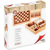 Cayro Jeu de 3 jeux de société