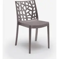 BICA Chaise de bar-jardin-restaurant moderne empilable Matrix