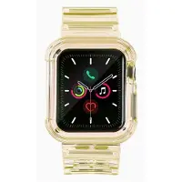 Hurtel Bracelet Light Set Bracelet Silicone Pour Montre 6 44Mm / Montre 5 44Mm / Montre 4 44Mm / Montre Se 44Mm Jaune