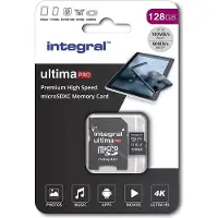 Integral MEMORY Premium High Speed V30 UHS-I U3 Micro SDXC 128 GB 100 Mo / s et 90 Mo / s en qualité 4K