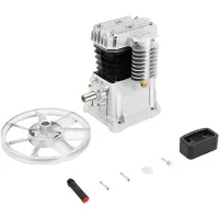 OEM Compresseur d'air, moteur 3 chevaux, conception à double cylindre, couleur argent