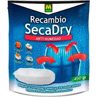 Masso Cartouche de rechange Secadry pour déshumidificateur 450 g, bleu Bleu, taille unique