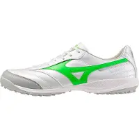 Mizuno Morelia Sala Pro Tf - blanc/vert néon/argent galaxy, Größe:11