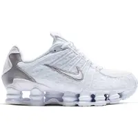 Nike Baskets basses 'Shox TL' gris / blanc