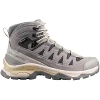 Salomon - Chaussures de trekking en GORE-TEX - Quest Echo GTX W Gull/Paloma/Bog pour Femme en Cuir - Taille 39 1/3 - Gris