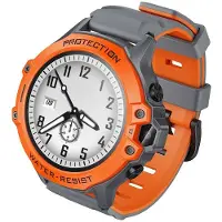 Hoco Montre connectée pour enfants 1,28 pouces, 4G, GPS et fonction d'appel, modèle Y107, orange