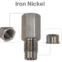 Gistuch Auto Universal O2 Sensor Spacer Moteur Lumière Adaptateur Bung Catalyseur Fixe Fer Nickel Revêtement