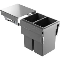 Hailo Euro Cargo 450 NT480, poubelle encastrable de 70 litres, référence 3619821