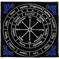 Phoenix Tapis Pendule Astrologie --lot De 2 Pcs - 30x30 Cm