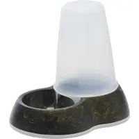 Savic Distributeur alimentaire Loop marbre noir or