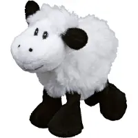 Trixie 3x Mouton 14cm avec couineur (Jouet en peluche pour chiens)