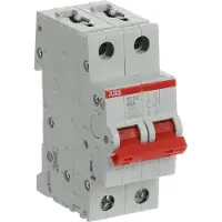 ABB Interrupteur de coupure de charge 2 pôles, 40A - Interrupteur pour répartiteur 2 NO 0 NC SD202/40