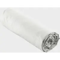 Douceur d'intérieur Drap housse - - percale - Percale de Coton 78fils - 190x90cm - Blanc