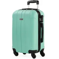 Itaca unisex. 771150-08 4 Wheeled Hard Travel Cabin Suitcase green (OSFA), Casuel, ABS/Polycarbonate, Cabine