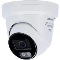Hikvision 4 MP Smart Hybrid Light avec (2688 x 1520 pixels), Caméra réseau, Blanc
