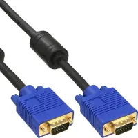 InLine 17805S Câble S-VGA 15HD M/M 0,5 m Noir