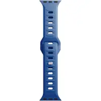 3MK Silicone Watch Strap Niebieski/Blue dla Apple Watch 42/44/45/49mm (42 mm, 44 mm, 45 mm, 49 mm, Acier inoxydable, Silicone), Sangles de montre, Bleu