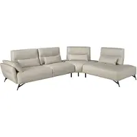 ANGEL CERDA SL Angel Cerdá Canapé-lit droit en cuir couleur sable 6213