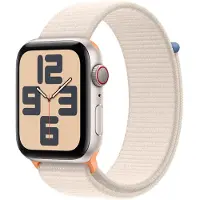 Apple Watch Se 2ème Génération GPS - Boîtier Aluminium 44 mm Lumière stellaire - Bracelet Boucle