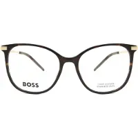 HUGO BOSS Lunettes de Vue BOSS 1663 54/17/140 Havana gold Acetate frames WOMAN BOSS 1663