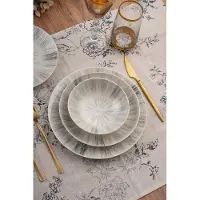 Hermia Concept , GBSATN24KY4R3869, Service de table (24 pièces), 100 % PORZELLAN, Multicolore, 25 x 25 x 2 cm