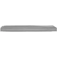 vidaXL Coussin pour banc de palette Gris 140 x 40 x 8 cm Tissu Oxford