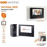 SCS SENTINEL Portée de l'interphone vidéo sans fil : 200 mètres