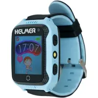 Helmer Montre tactile intelligente avec localisateur GPS et appareil photo - LK 707 bleue
