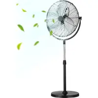 StarTech.com Ventilateur sur pied 560mm - Ventilateur 3 vitesses - Ventilateur réglable en hauteur 115-147cm